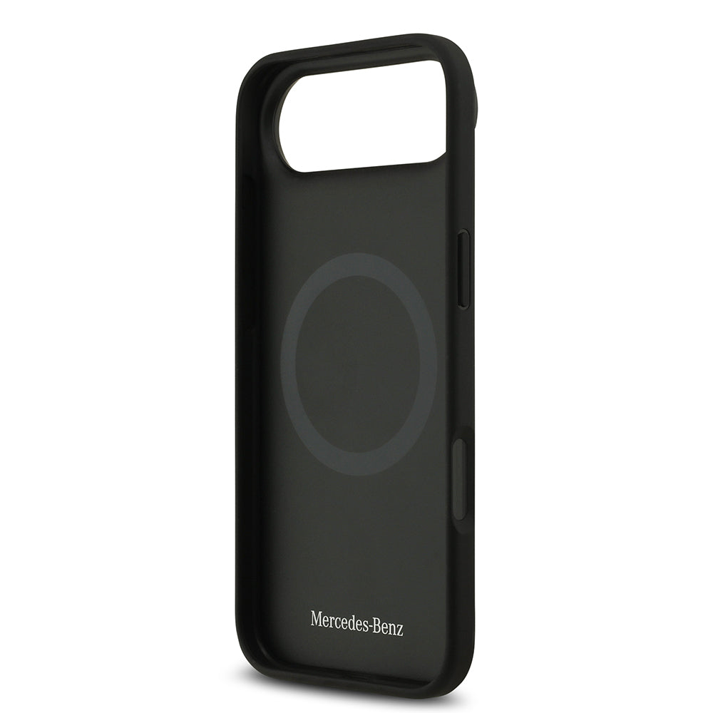 Mercedes Benz iPhone 17 Air Orjinal Lisanslı M-safe Şarj Özellikli Dokulu Desenli Deri Kılıf Mercedes Benz iPhone 17 Air Orjinal Lisanslı M-safe Şarj Özellikli Dokulu Desenli Deri Kılıf